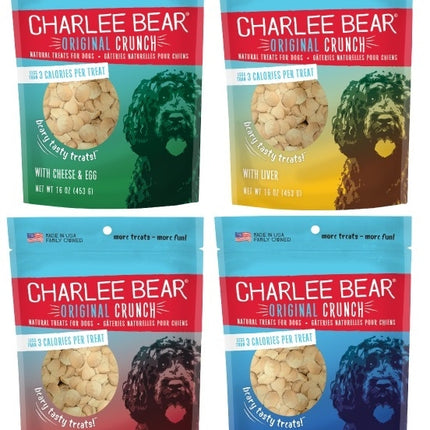 Charlee Bear Original Crunch Dog Treats 16 oz