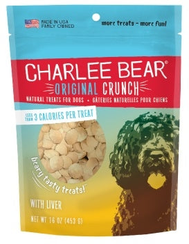 Charlee Bear Original Crunch Dog Treats 16 oz