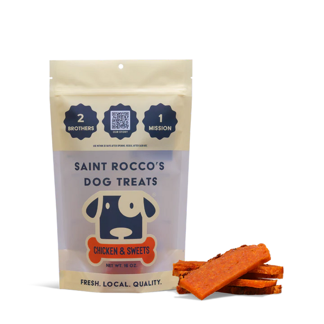 Saint Rocco's Chicken and Sweets Dog Treats-3 oz