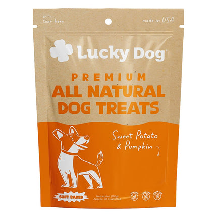 Lucky Dog Soft Baked Premium Dog Treats 6oz - Sweet Potato & Pumpkin