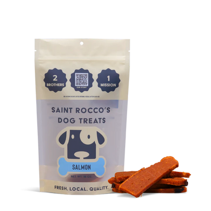 Saint Rocco's Salmon Dog Treats-8 oz