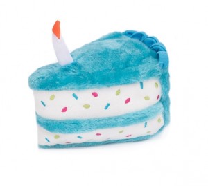 ZippyPaws Birthday Cake - Blue