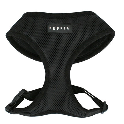 Puppia Soft Harness Vest Black Medium