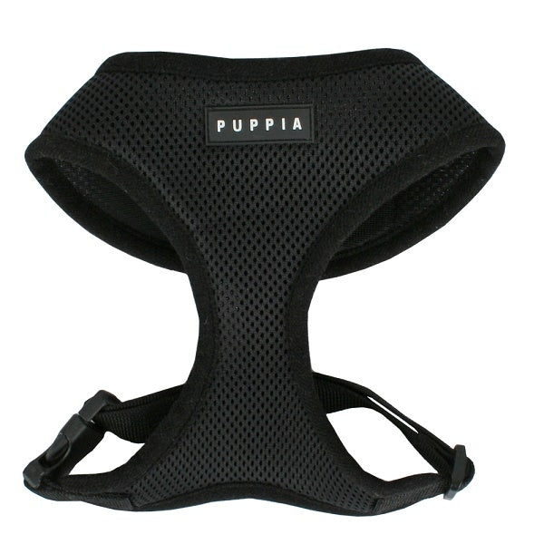 Puppia Soft Harness Vest Black Large