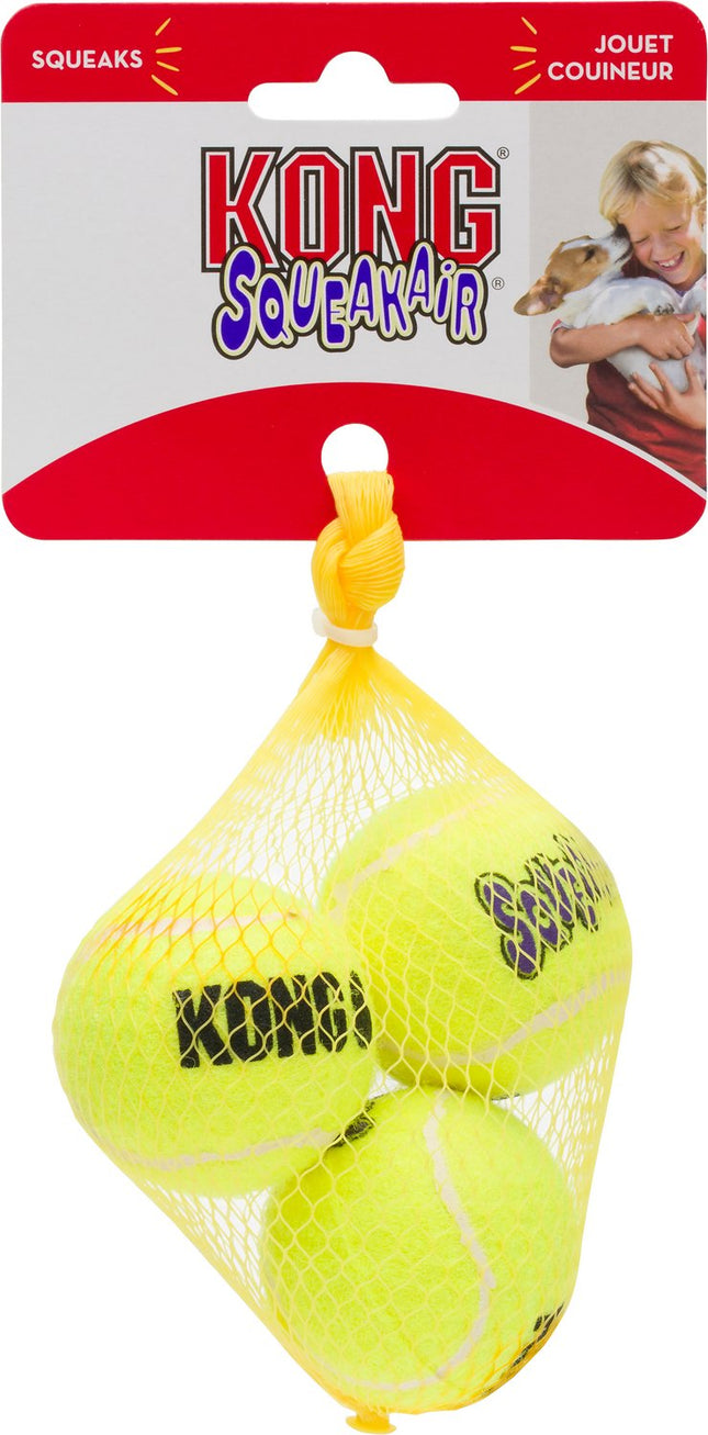 Kong AirDog Squeaker Tennis Balls 3Pk. - X Small