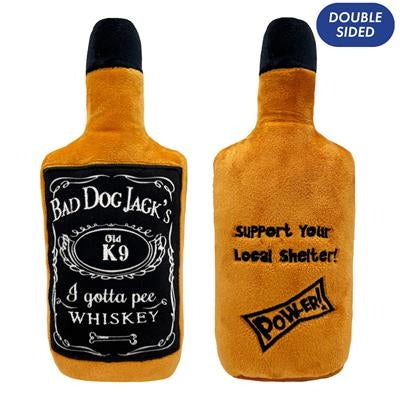 Bad Dog Jack's Whiskey Dog Toy Small (Double Sided)