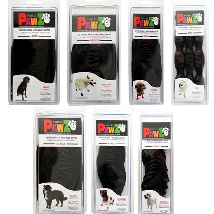 Pawz Dog Boots in Black