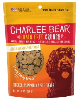 Charlee Bear Grain Free Crunch Dog Treats 8 Oz