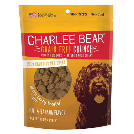 Charlee Bear Grain Free Bear Crunch Treats Peanut Butter & Banana 8 oz.