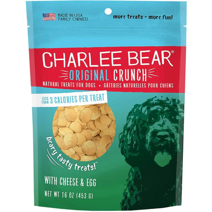 Charlee Bear Dog Treats Cheese & Egg 16 oz.