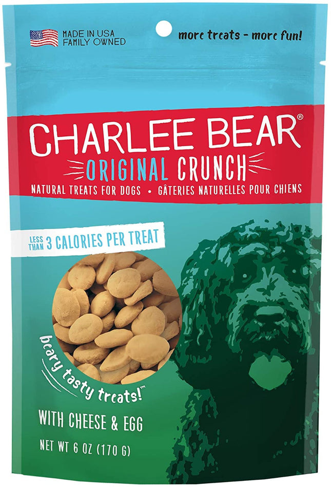 Charlee Bear Dog Treats Cheese & Egg 6 oz.