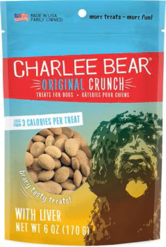 Charlee Bear Dog Treats Liver 6 oz.