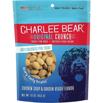 Charlee Bear Dog Treats Chicken Soup & Garden Veggies 16 oz.