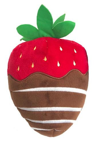 Chocolate Strawberry Dog Toy Large