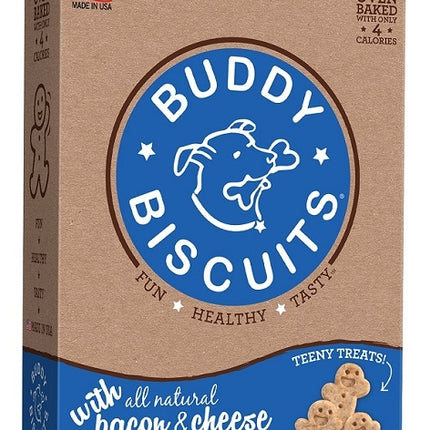 Buddy Biscuits Original Teeny Treats Oven Baked Dog Treat - Bacon & Cheese 8 oz.