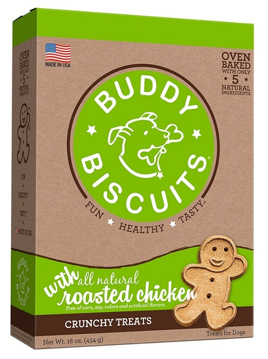 Buddy Biscuits Original Oven Baked Dog Treats - Roasted Chicken 16 oz.