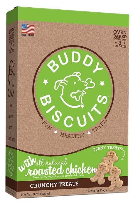 Buddy Biscuits Original Teeny Treats Oven Baked Dog Treat - Roasted Chicken 8 oz.