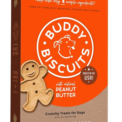 Buddy Biscuits Original Teeny Treats Oven Baked Dog Treat - Peanut Butter 8 oz.