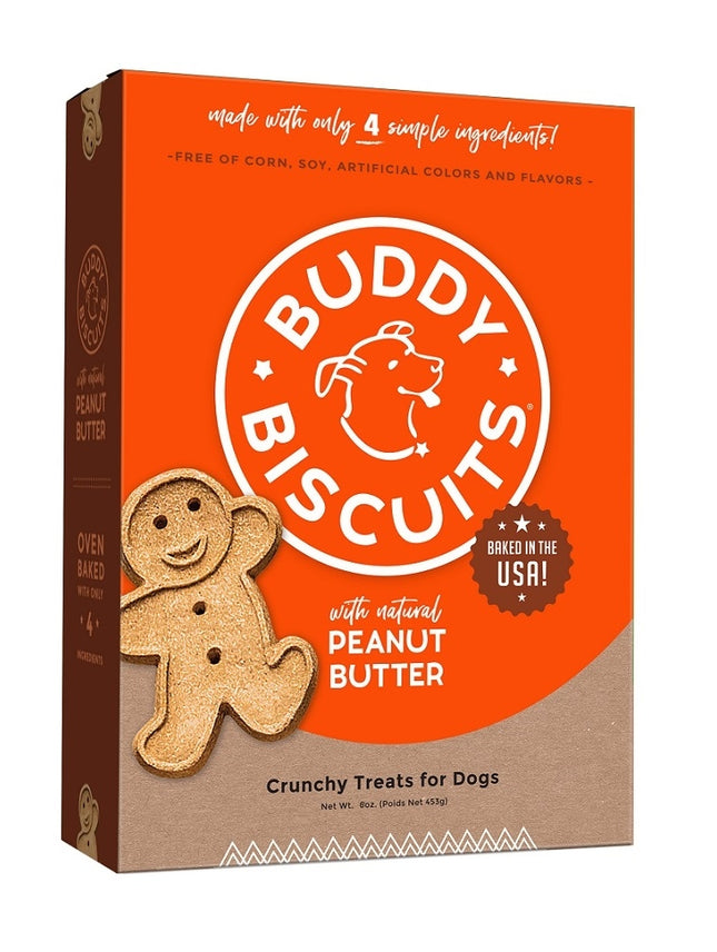 Buddy Biscuits Original Teeny Treats Oven Baked Dog Treat - Peanut Butter 8 oz.