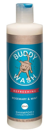 Buddy Biscuits Buddy Wash Pet Shampoo Plus Conditioner - Rosemary & Mint 16 fl. oz.