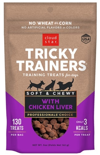 Cloud Star Chewy Tricky Trainers - Chicken Liver 5 oz.