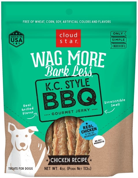 Cloud Star Wag More Bark Less Jerky Kansas City Style BBQ Chicken
