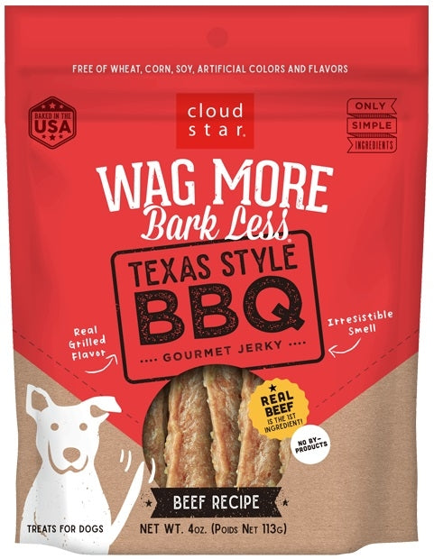 Cloud Star Wag More Bark Less Jerky Texas Style BBQ Beef