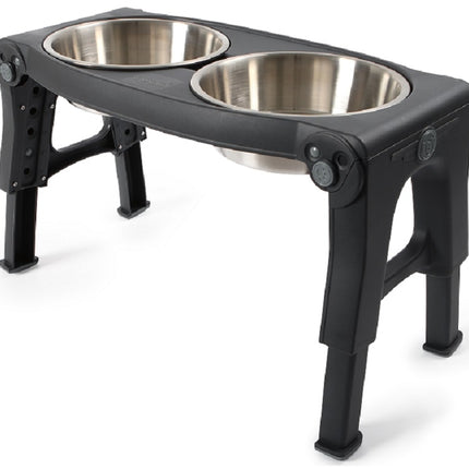 Dexas Adjustable Height Pet Feeder Stainless Steel