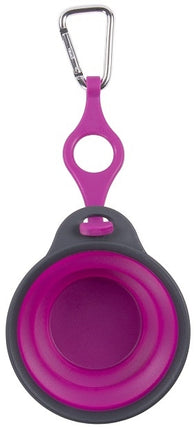 Dexas Travel Cup with Bottle Holder & Carabiner Pink