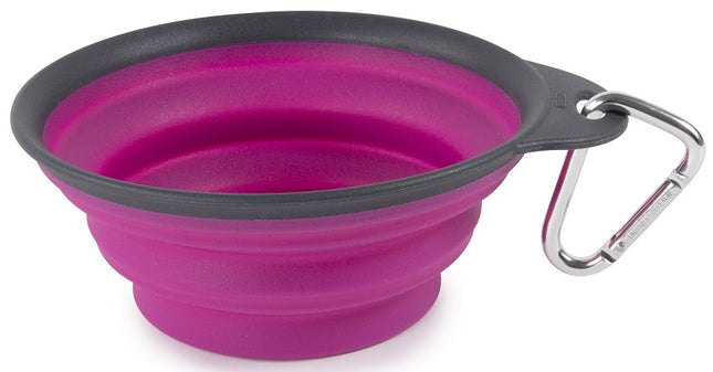 Dexas Collapsible Travel Cup with Carabiner Pink 1 Cup