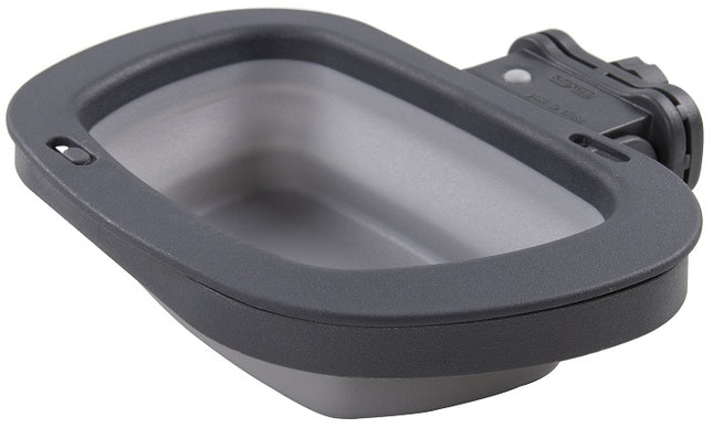Dexas Collapsible Kennel Bowl Light Grey 2.5 Cup