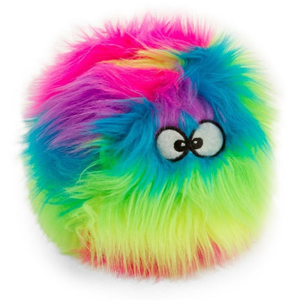 GoDog Furballz Chew Guard Squeaky Plush Dog Toy Large