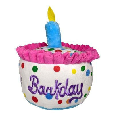 Happy Barkday Cake Dog Toy Small