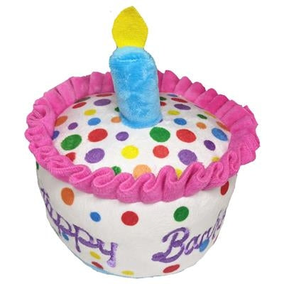Happy Barkday Cake Dog Toy Large