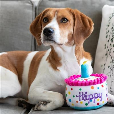 Happy Barkday Cake Dog Toy Large