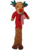 Multipet Holiday Loofa Reindeer Large 18 Inch  (SEASONAL SOLD OUT 10/22/20)