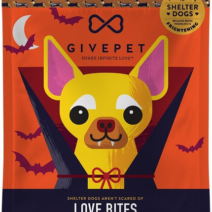 GivePet Halloween Dog Treats Love Bites 6 Oz.