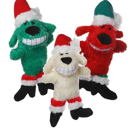 Multipet Holiday Loofa Dog Santa Small 6 Inch  (SEASONAL SOLD OUT 12/13/19)