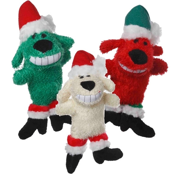Multipet Holiday Loofa Dog Santa Small 6 Inch  (SEASONAL SOLD OUT 12/13/19)