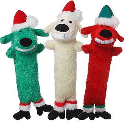 Multipet Holiday Loofa Dog Santa Medium 12 Inch  (SEASONAL SOLD OUT 11/07/19)