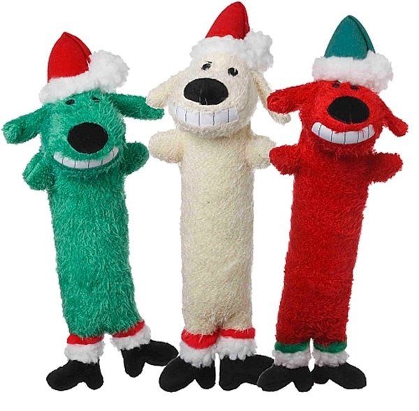Multipet Holiday Loofa Dog Santa Medium 12 Inch  (SEASONAL SOLD OUT 11/07/19)