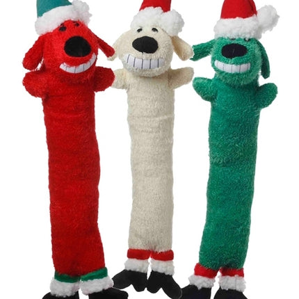 Multipet Holiday Loofa Dog Santa Large 18 Inch  (SEASONAL SOLD OUT 11/07/19)