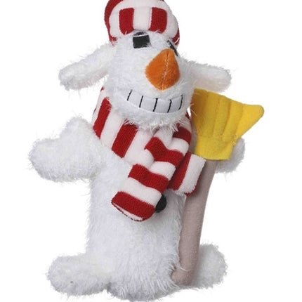 Multipet Holiday Loofa Dog Snowman Small 6 Inch (SEASONAL SOLD OUT 11/16/21)