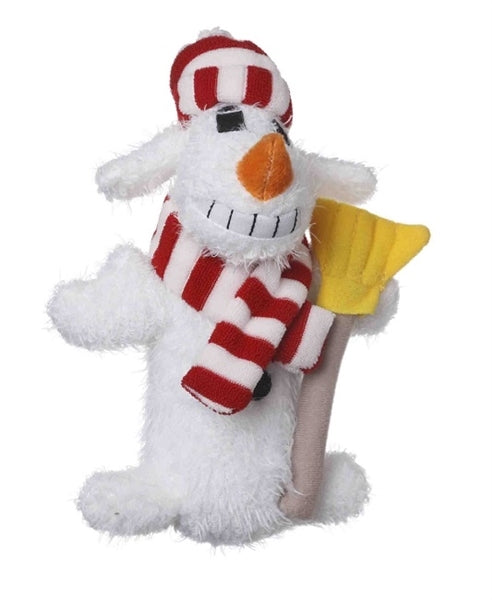 Multipet Holiday Loofa Dog Snowman Small 6 Inch (SEASONAL SOLD OUT 11/16/21)