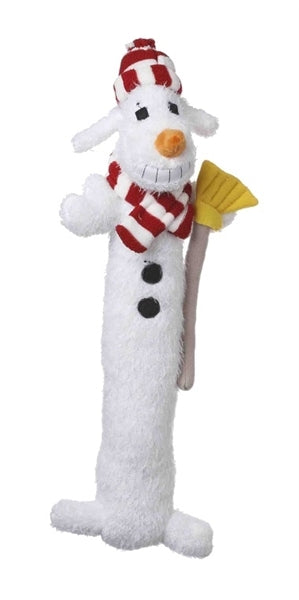 Multipet Holiday Loofa Dog Snowman Medium 12 Inch  (SEASONAL SOLD OUT 11/25/19)