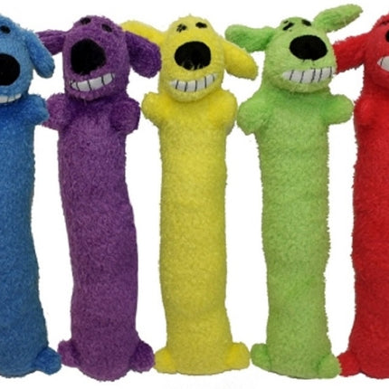 Multipet Loofa Dog Assorted Colors