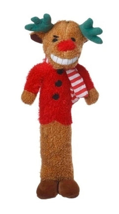 Multipet Holiday Loofa Reindeer Medium 12 Inch  (SEASONAL SOLD OUT 12/07/20)