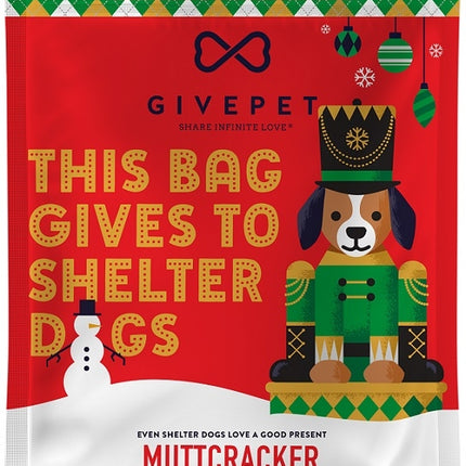 GivePet Holiday Dog Treats Muttcracker 6 Oz.