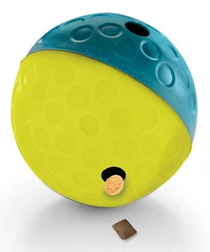 Nina Ottosson Treat Tumble Interactive Puzzle Dog Toy, Blue, Small - Level 1 (Easy)