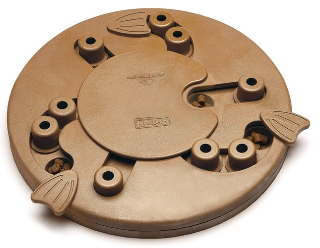 Nina Ottosson Dog Worker Interactive Treat Puzzle Dog Toy, Tan - Level 3 (Advanced)